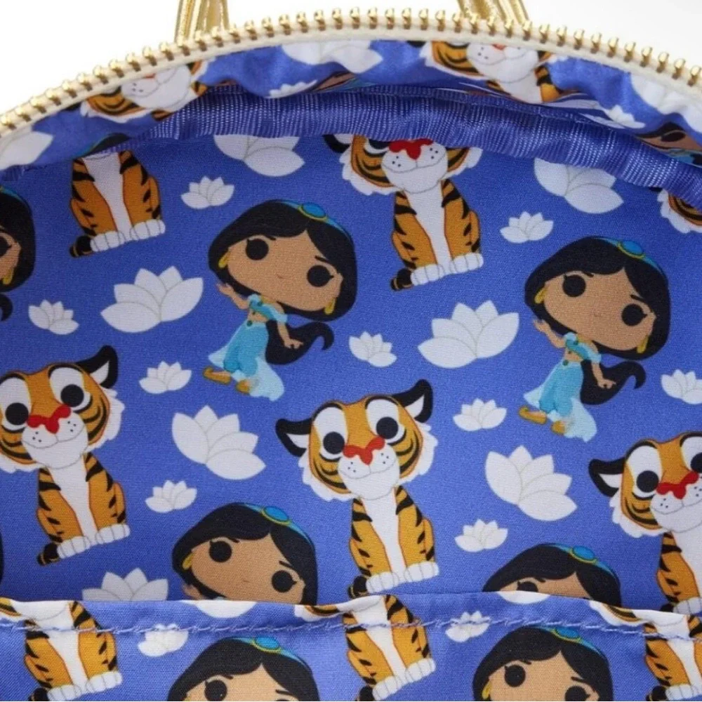 Limited Edition Bundle Aladdin 30th Anniversary Palace Mini Backpack and Pop NWT